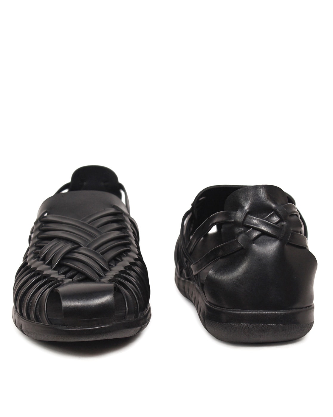 Buy Metro Women Black Woven Design Sandals - Heels for Women 7092479 |  Myntra