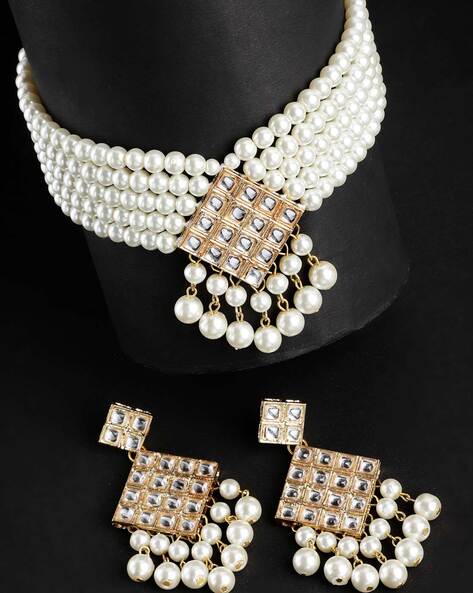 Details 130+ white stone silver necklace best