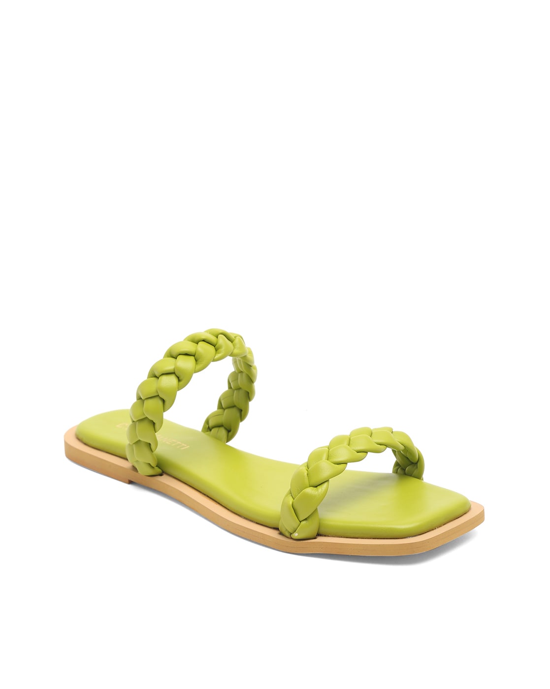 Girls Butterfly Decor Slingback Sandals, Funky Outdoor Neon Green Flat  Sandals | SHEIN