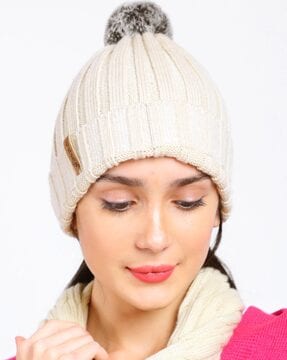 Ladies cream wool hats on sale