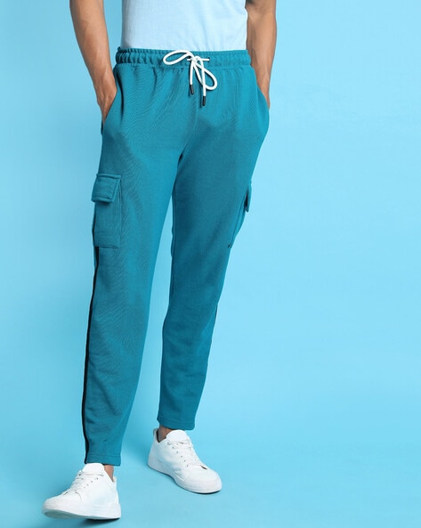 Men Straight Track Pant with Side Pockets