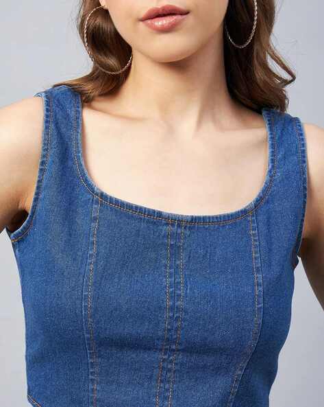 Buy Blue Tops for Women by ORCHID BLUES Online