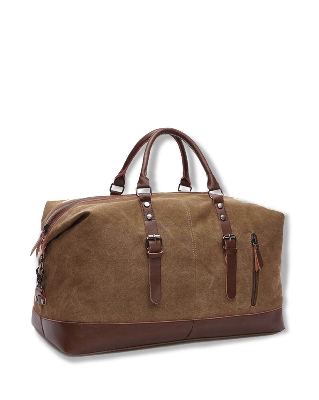 Buy Brown Travel Bags for Men by FUR JADEN Online | Ajio.com