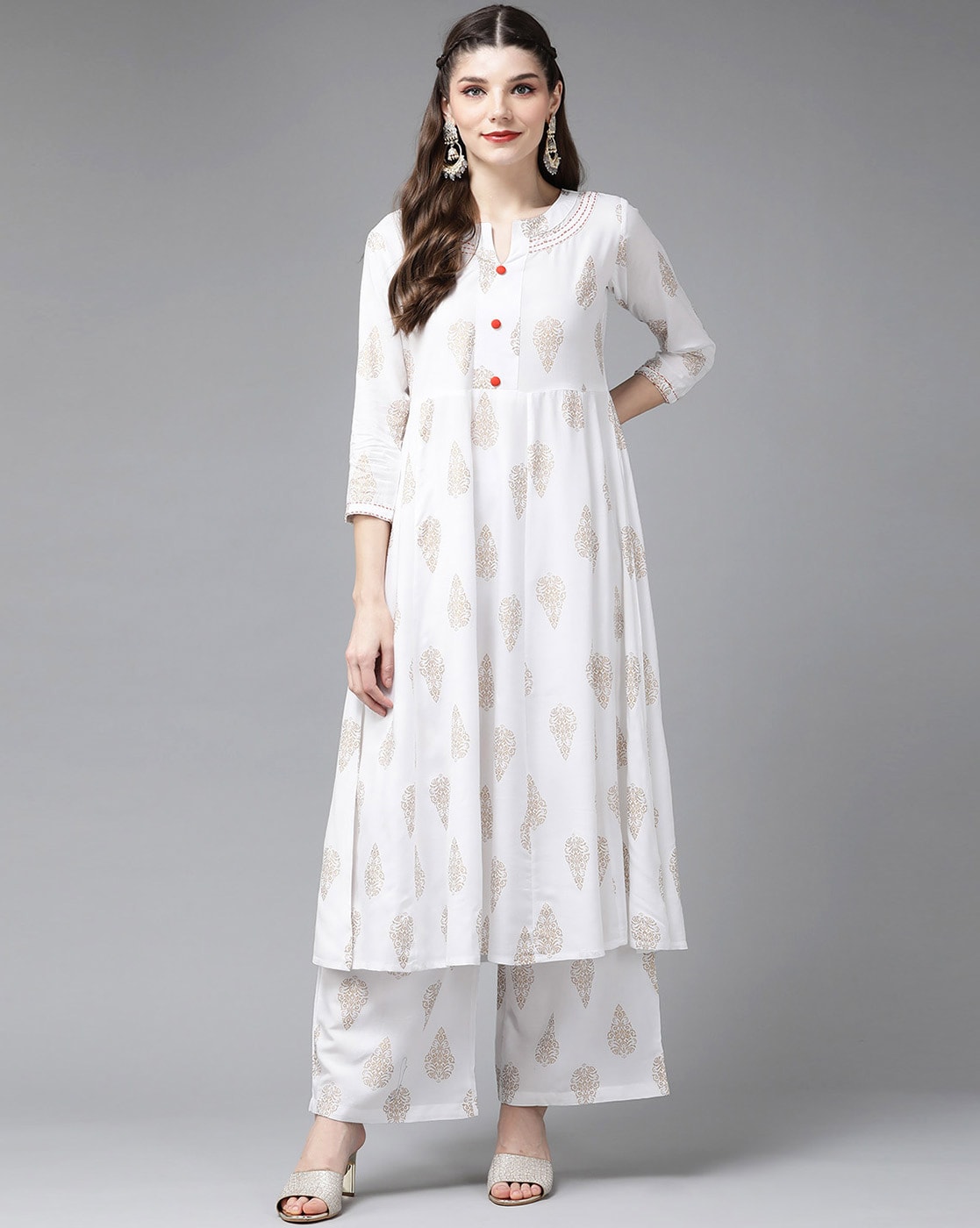 Buy White Kurtas & Kurtis for Women by Jaipur Kurti Online | Ajio.com