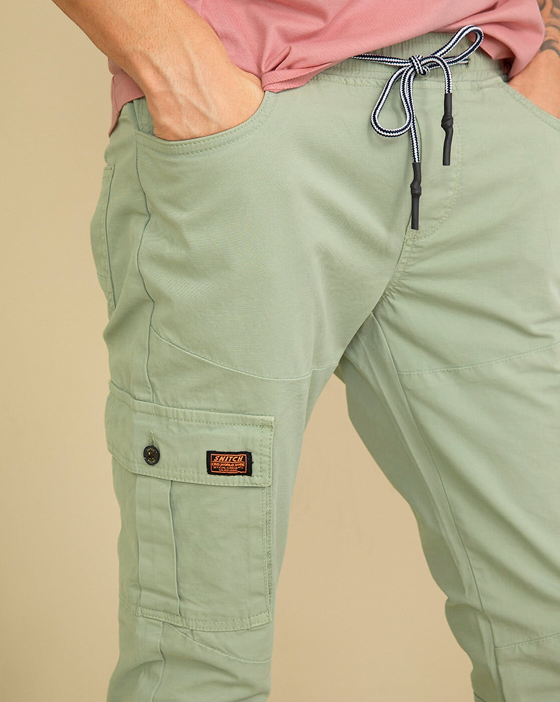 Buy Olive Trousers & Pants for Men by AJIO Online | Ajio.com