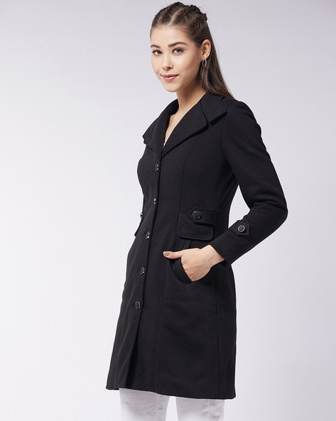 Long hot sale black blazer