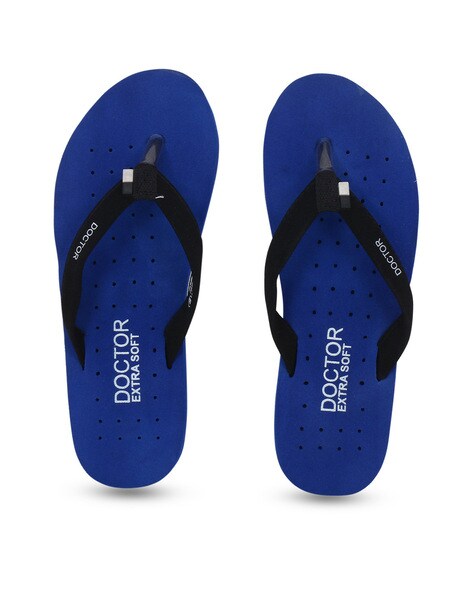 Buy Black Flip Flop & Slippers for Women by Doctor Extra Soft