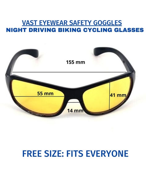 Vast Set of 2 UV Protection Sports Sunglasses For Men (Yellow, FS)