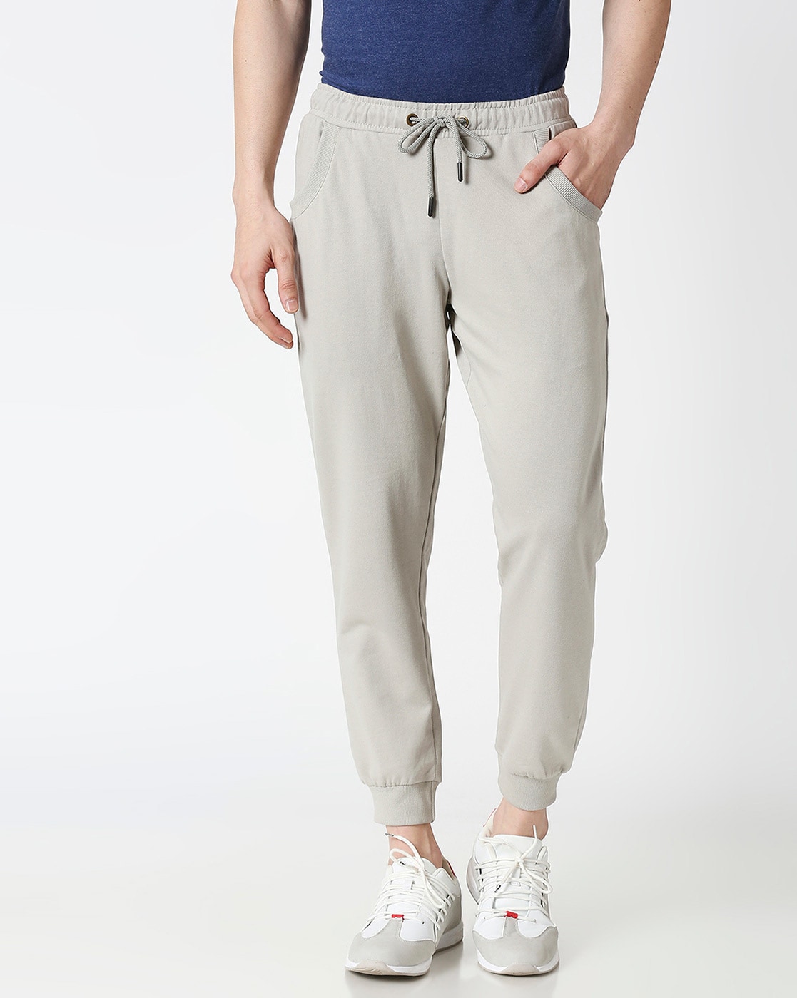 Cotton Joggers with Insert Pockets