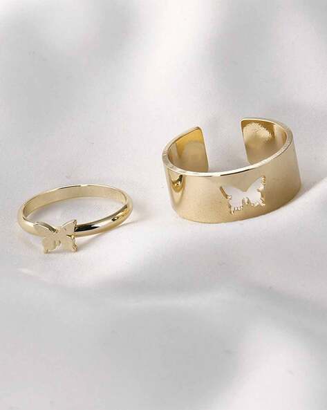 Gold & Black Carbon Fiber Inlay Couple's Ring Set | Vansweden Jewelers