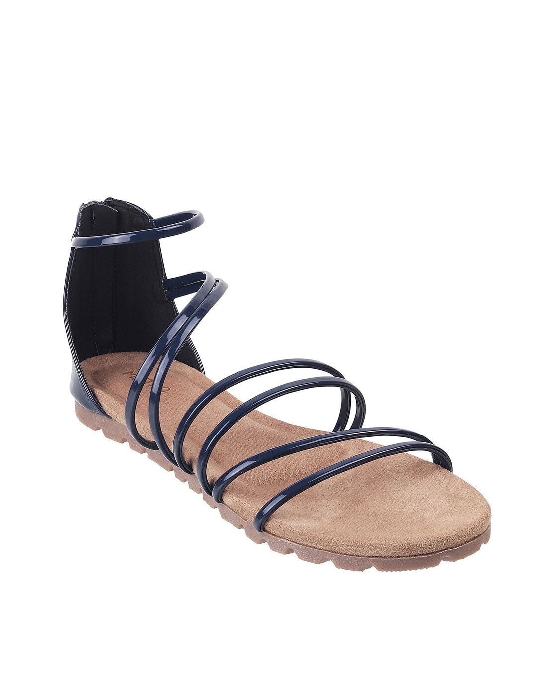 Blue gladiator sandals hot sale