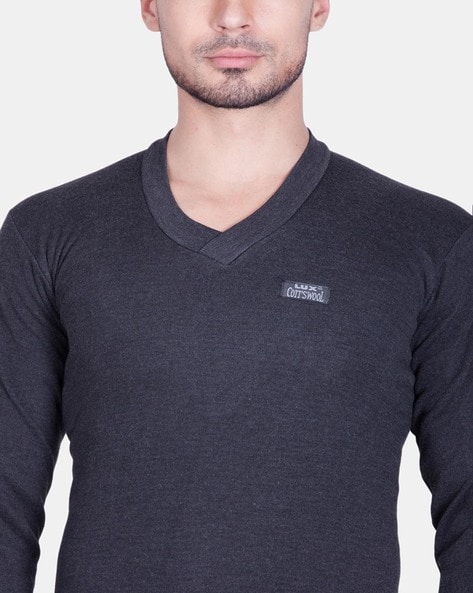 Buy Black Thermal Wear for Men by LUX COTT'S WOOL Online