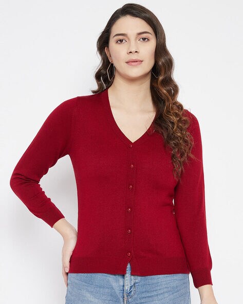 Red cardigans deals for sale