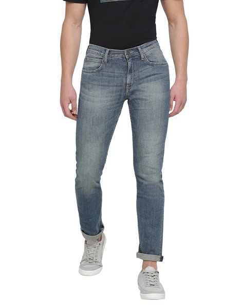 Lee Solid Straight Fit Jeans