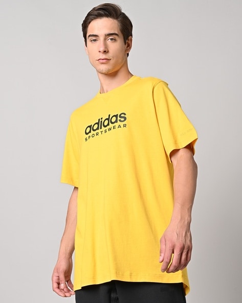 Adidas t shirt discount gold