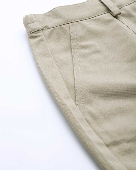 Buy Khaki Shorts for Women by Popnetic Online