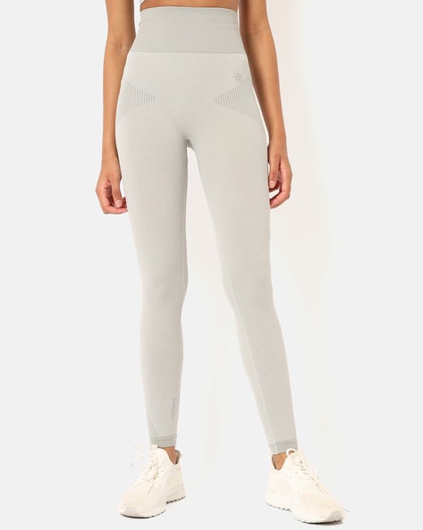 Cultsport Solid Women Grey Tights - Buy Cultsport Solid Women Grey Tights  Online at Best Prices in India