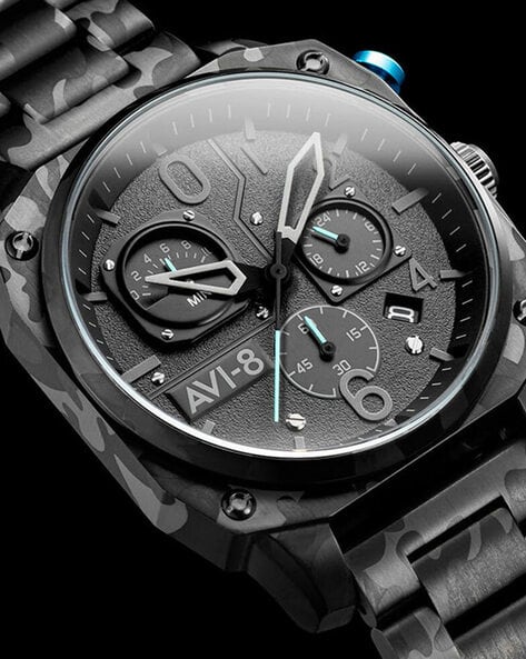 AVI-8 Spitfire Lock AV-4089-04 Chronograph Watch | Channel Blue – Sportique