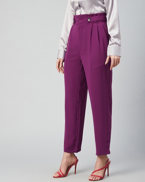 Light Purple Pants, Women's Fashion, Bottoms, Other Bottoms on Carousell