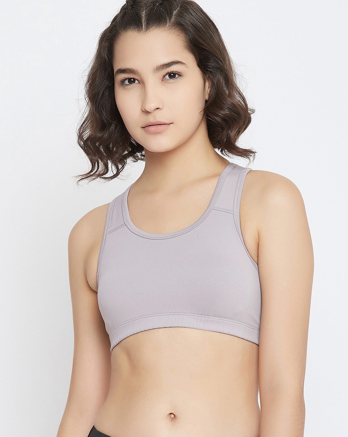 Buy Trendyol Seamless Support Sports Bra In Grey