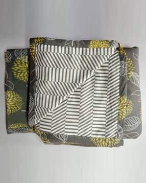 200 GSM Floral Print Crib Bed Blanket-image-10