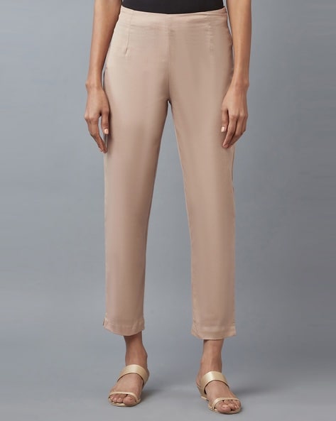 Buy Purple Trousers  Pants for Women by W Online  Ajiocom