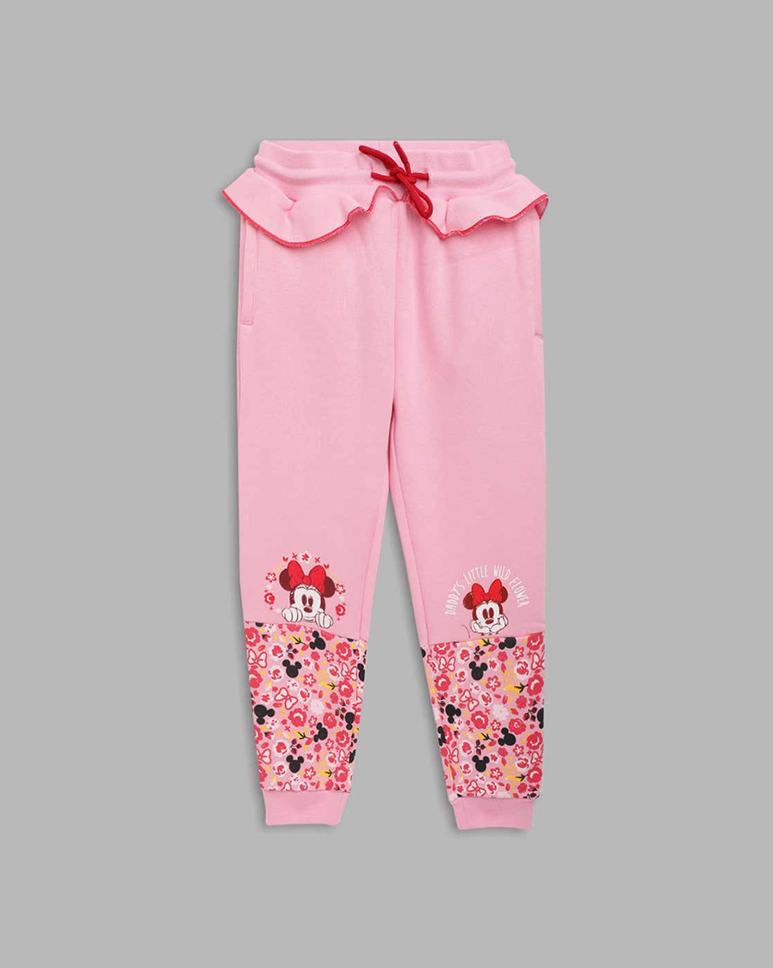 Buy Pink Track Pants for Girls by Blue Giraffe Online