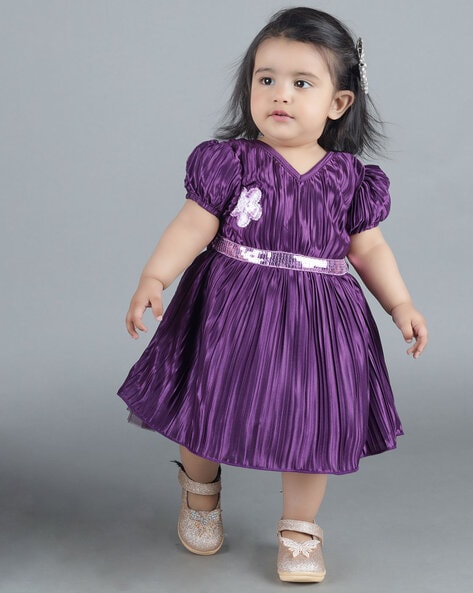 Violet colour hot sale frocks