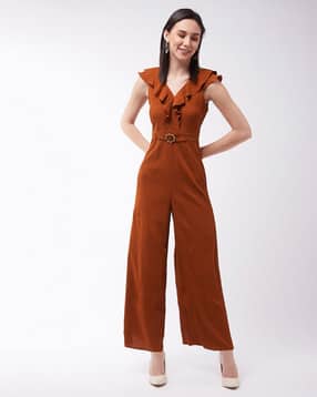 miss chase Solid Sleeveless Jumpsuit-picture-18