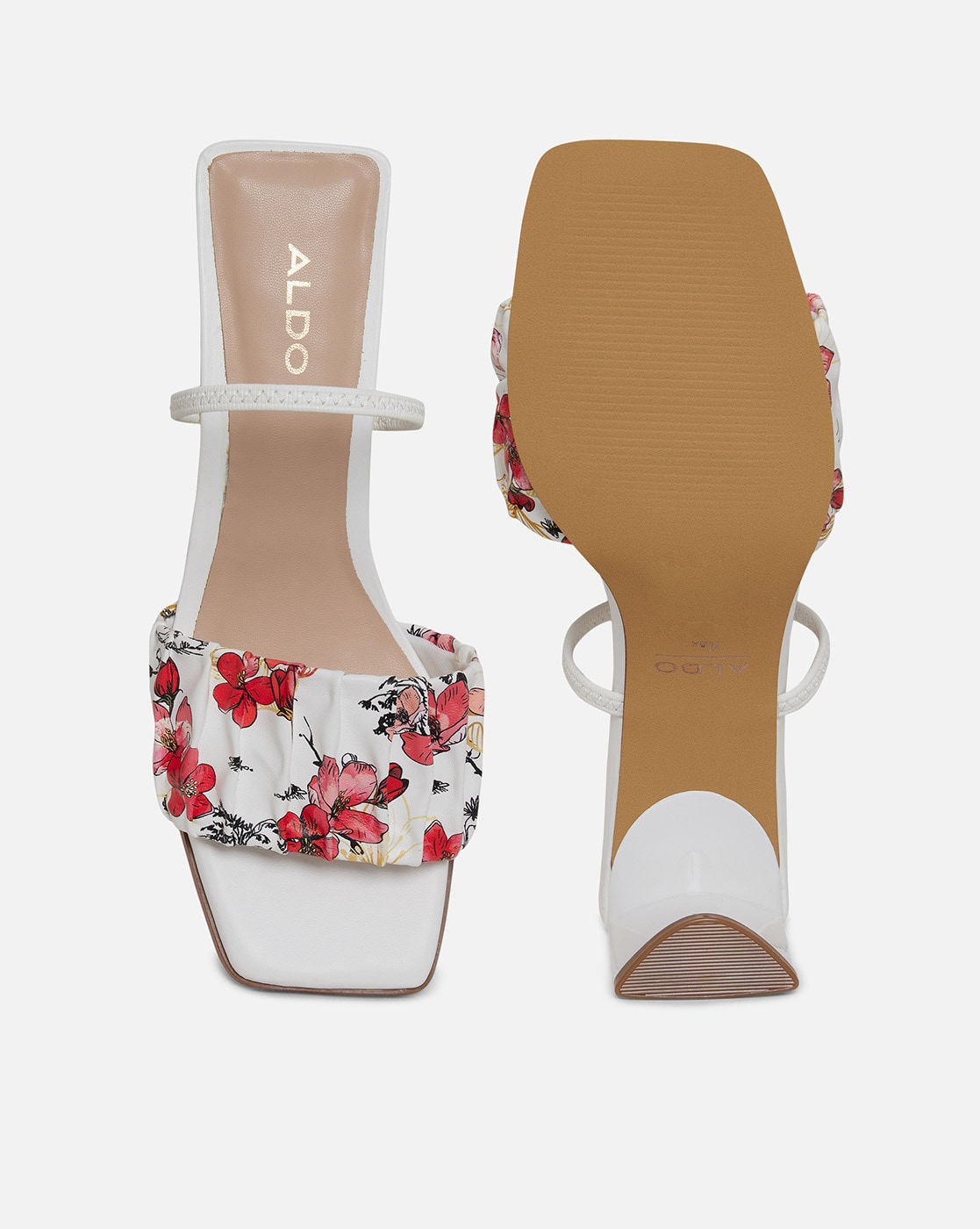 Aldo floral hotsell heel shoes