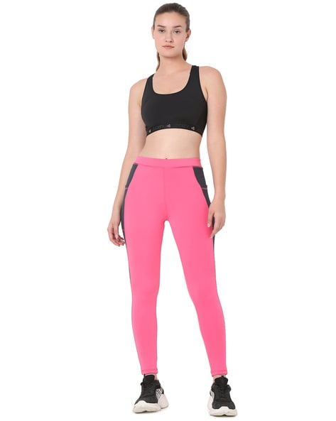 Buy Republic Of Curves® Baby Pink Yoga Pants (Gym Tights) | Workout Leggings  for Women | Gym Leggings | Women at Leisure at Amazon.in