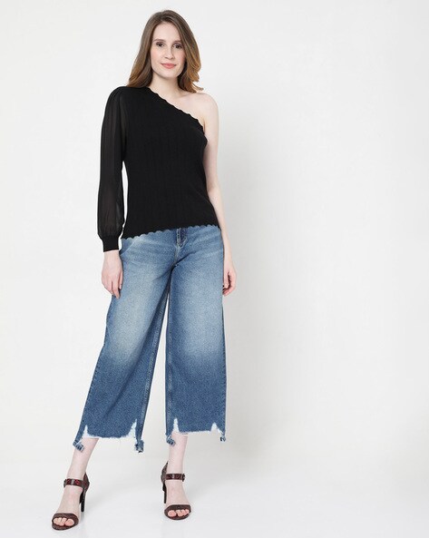 Hem Bell Bottom Jeans, Casual at Rs 500/piece in Noida