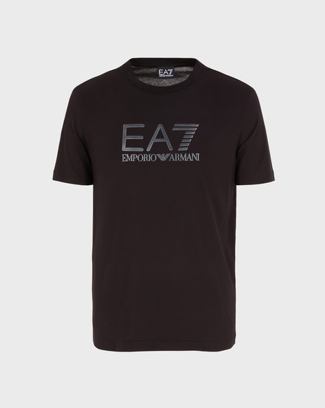 Buy Black Tshirts for Men by EA7 Emporio Armani Online Ajio