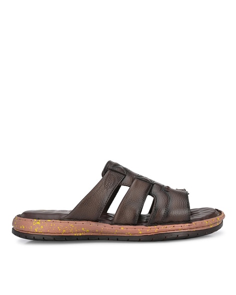 Amigo Leather Slides in Dark Brown – Ocelot Market