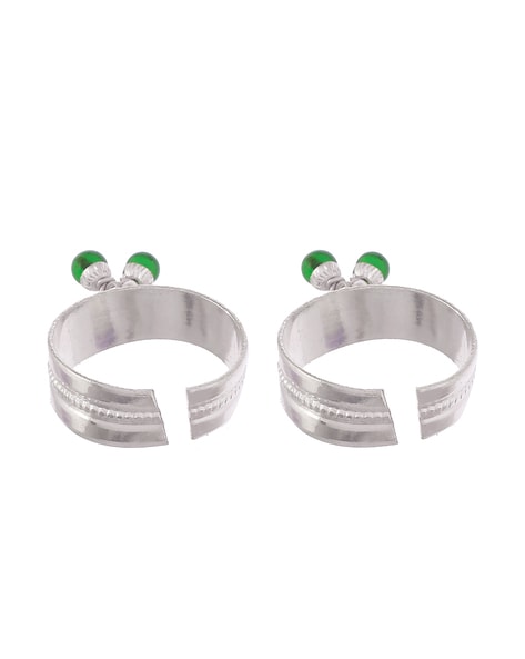 KALAPURI® Traditional Silver Plated Toe Ring/Jodavi for Womens And Girls :  Amazon.in: Jewellery