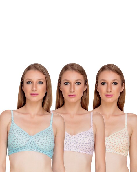 Buy Multicoloured Bras for Women by Tkeshto Online