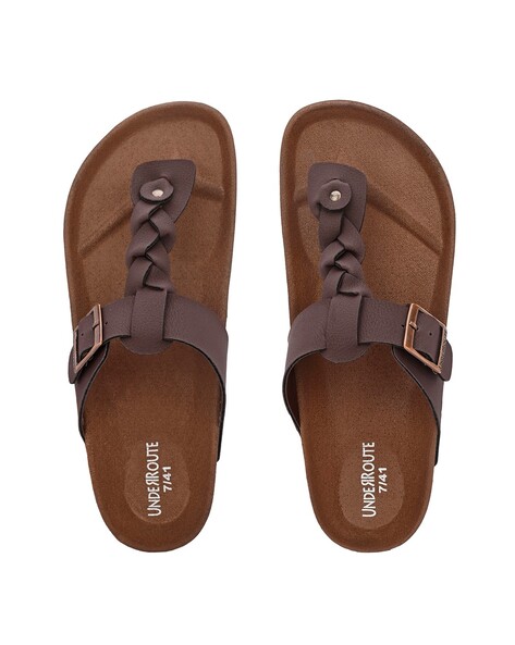 Fendi Black Leather/Canvas Logo Flat Sandals Size 41.5 Fendi | TLC