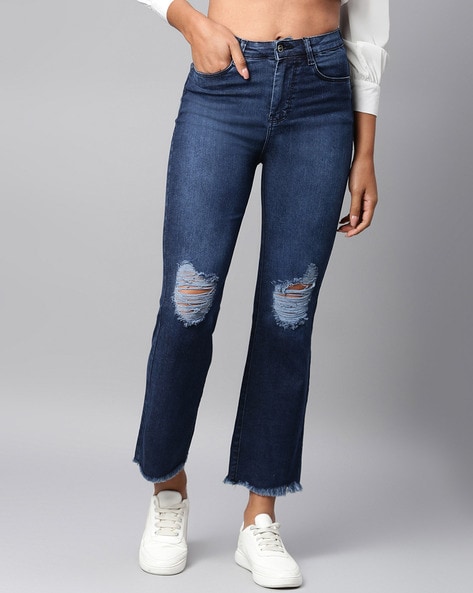 Code 61 Solid Ankle-length Jeans