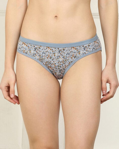 Floral Printed Seamless Panties