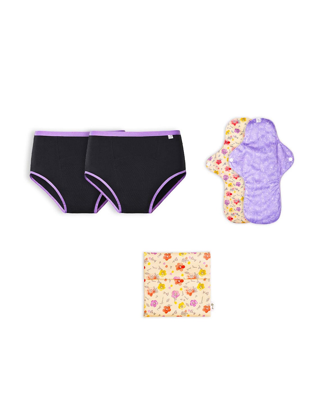 Superbottoms Women Periods Purple, Pink Panty - Buy Superbottoms Women  Periods Purple, Pink Panty Online at Best Prices in India
