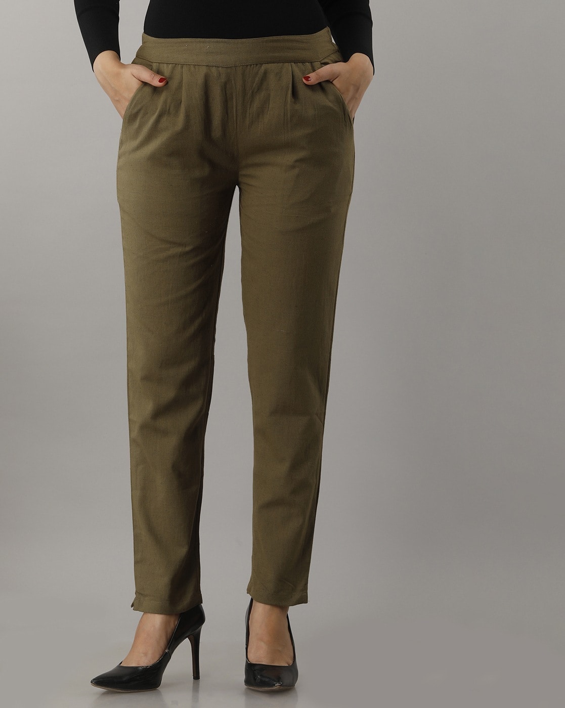 Audrey Tailored Ponte Pants - Evening Forest | Universal Standard