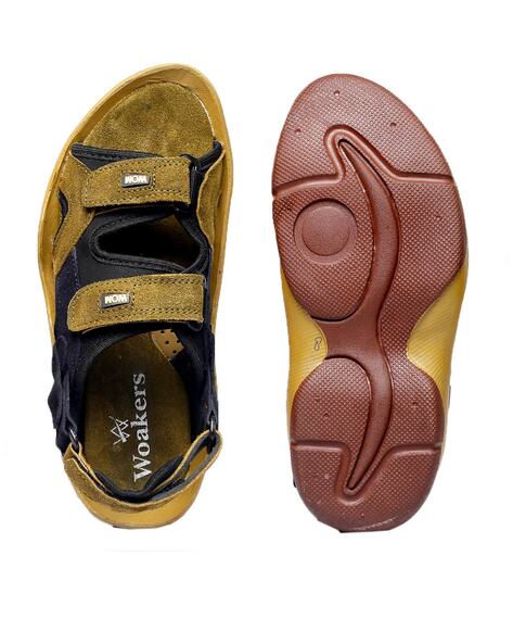 Double Strap Sandals with Velcro Closure