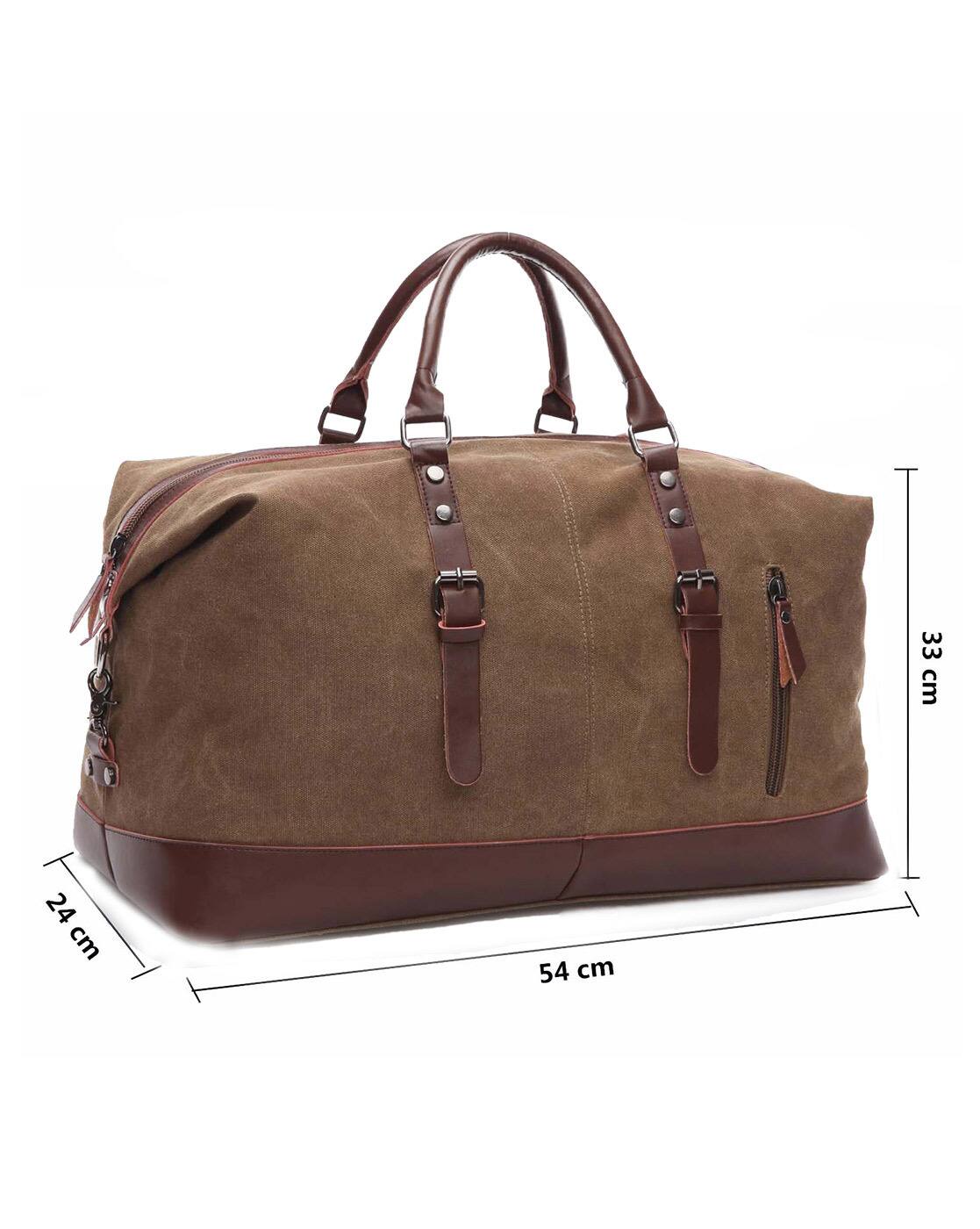 Buy FUR JADEN Striped Travel Bag Online | Ajio.com