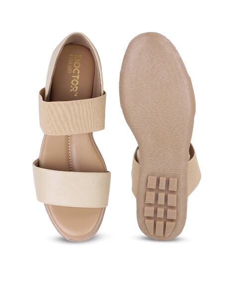 Buy Brown Flat Sandals for Women by Doctor Extra Soft Online | Ajio.com