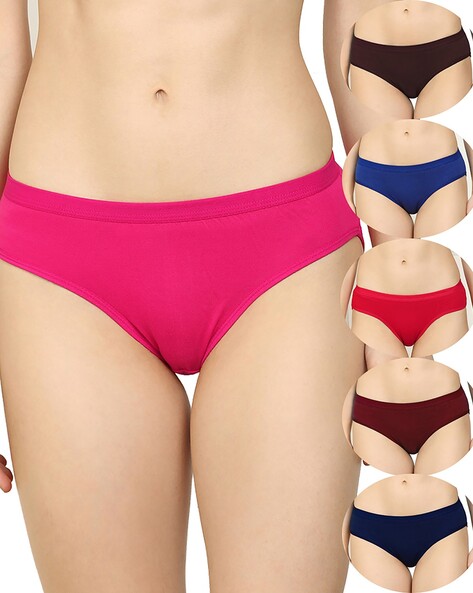 Girls' Seamless Brief Underwear, Assorted 6 Pack