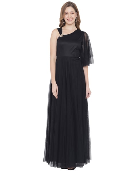 Eli Bitton Sequin Embroidered V Neck Gown | Black, Sequin, Net, V Neck, Long  Sleeves | Ladies gown, Aza fashion, Gowns online
