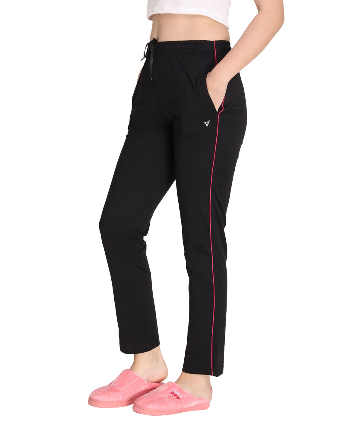 Buy LYRA Grey Melange Track Pants - Track Pants for Women 2037762 | Myntra