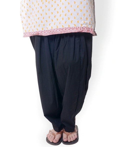 Bitterlime Solid Patiala Salwar Pant