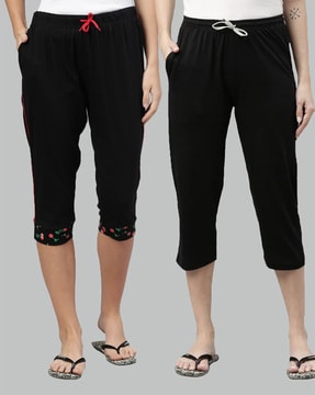 Buy Black Trousers & Pants for Women by Kryptic Online