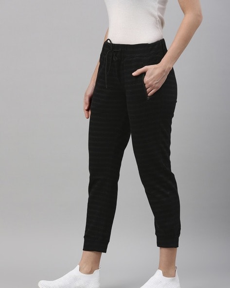 Buy Black Track Pants for Women by Campus Sutra Online